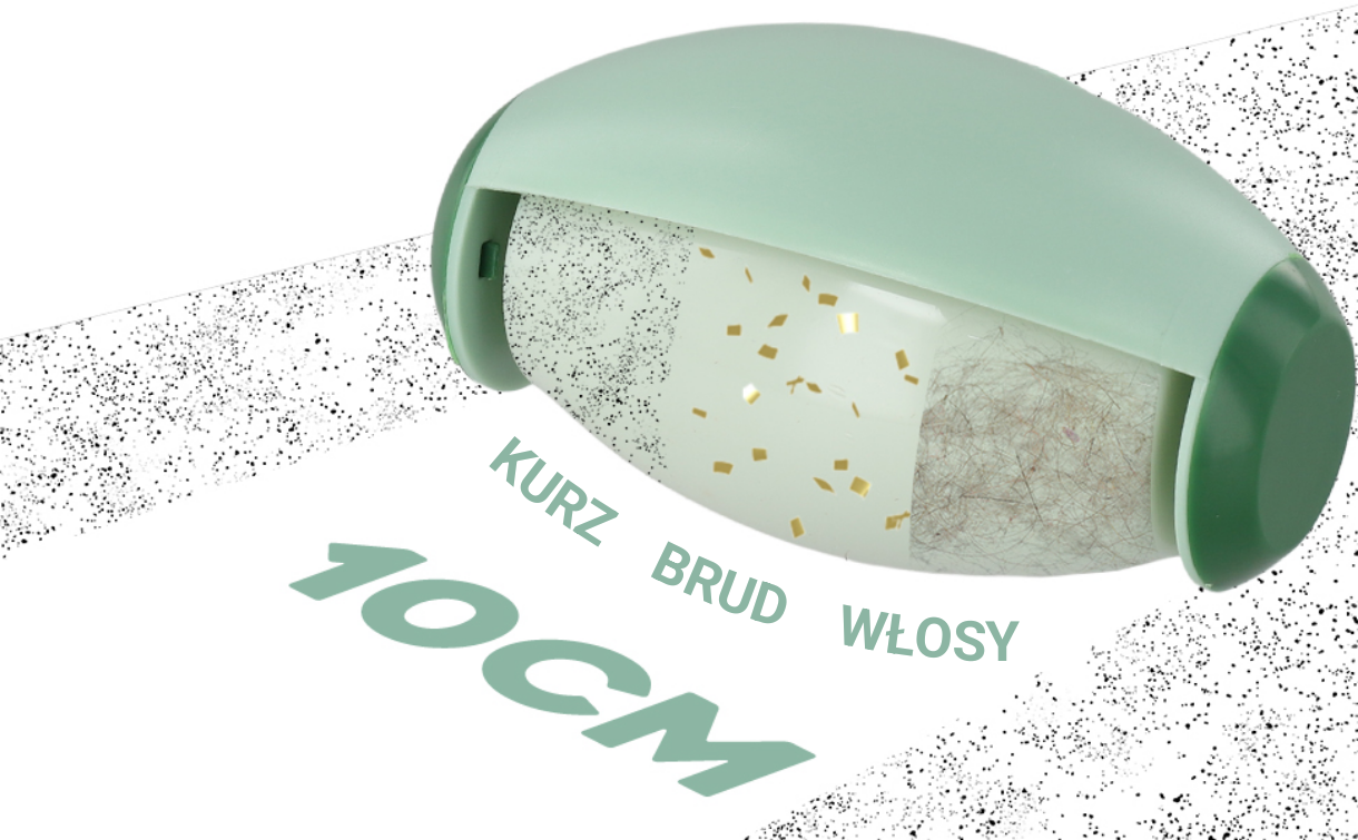 RevoRoll – Zmywalny Roller do Usuwania Sierści i Kurzu🍃