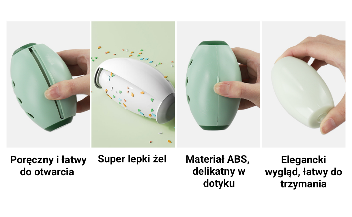 RevoRoll – Zmywalny Roller do Usuwania Sierści i Kurzu🍃